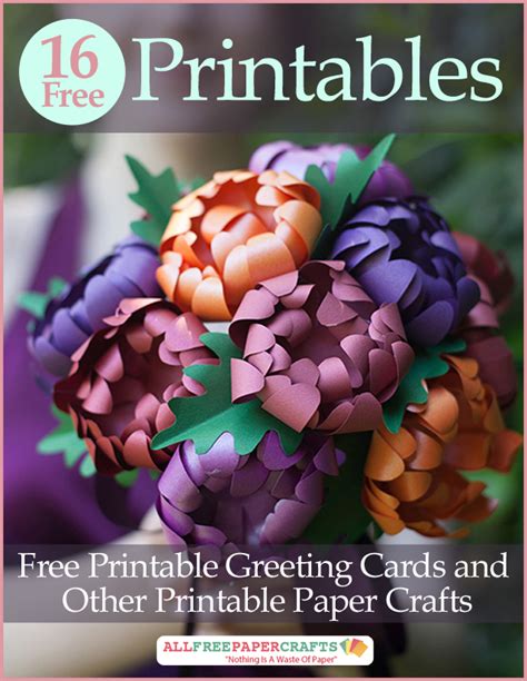 The site has wonderful cards for every occasion like birthdays, anniversary, wedding, get well, pets, everyday events, friendship, family, flowers, stay in touch, thank. 16 Free Printables: Free Printable Greeting Cards and Other Printable Paper Crafts free eBook ...