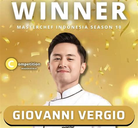 Selamat Gio Kakak Ipar Joshua Jadi Juara Masterchef Indonesia Season