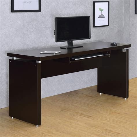 Skylar Computer Desk With Keyboard Drawer Cappuccino Luna Furniture