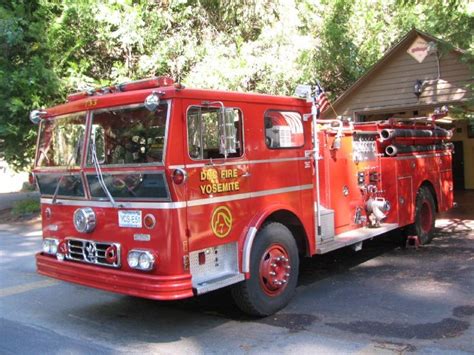 Fire Engines Photos Ward Lafrance Pumper Yosemite National Park