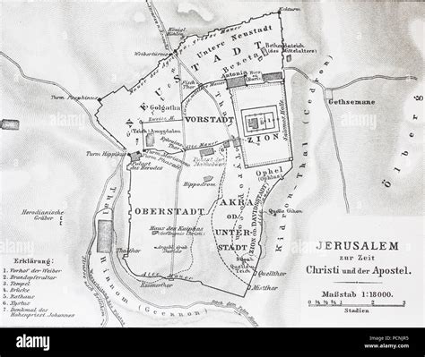 Printable Map Of Jerusalem In Jesus Time