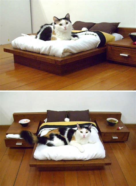 The most classic bedroom foldout piece of furniture, of course, is the murphy bed. mini-cat-bedroom-furniture | HomeMydesign