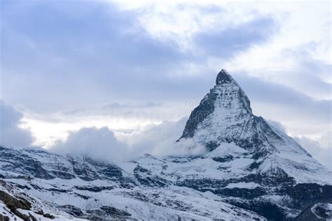 The Matterhorn On A Cloudy Day The King Of Mountains And X28riffelberg