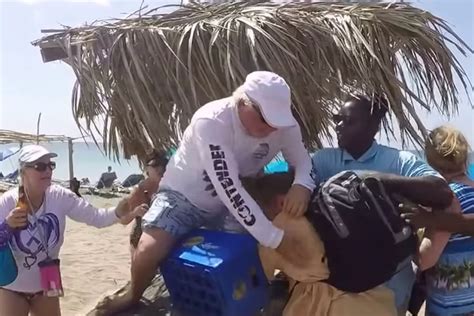 Old Dudes Vacation Beach Brawl Was Big Trouble In Paradise Rare