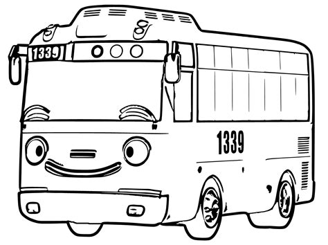 tayo coloring pages  coloring pages  kids