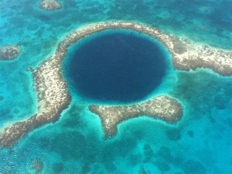 Blue Hole In Belize City Ambergris Caye Belize Vacation Places