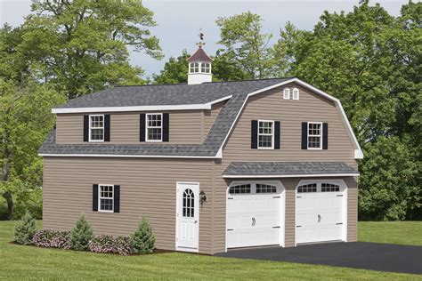 2 Story Gambrel Garage Two Story Two Car Garage