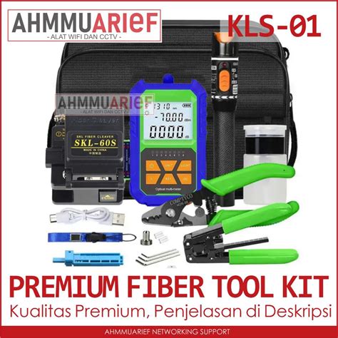 Jual Kls Fiber Optik Ftth Tool Kit Set Paket Alat Tester Fiber Fo