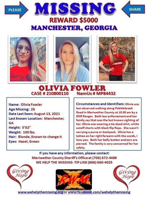 olivia fowler missing since august 2021 r missingandrunaway
