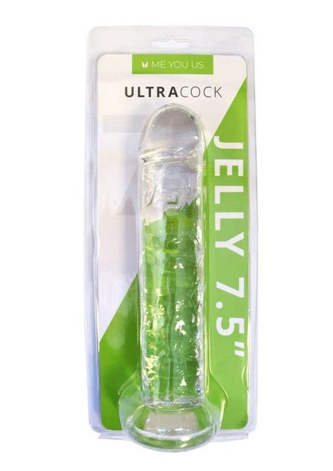 ME YOU US Ultracock Jelly Dong 7 5in Clear SecretsBoutiques