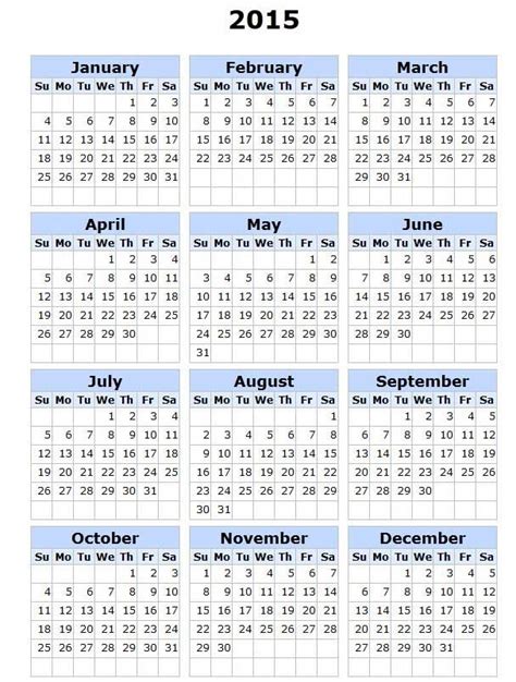 25 Best Ideas About Monthly Calendar 2015 On Pinterest Year Calendar