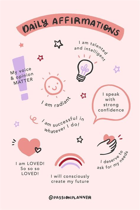 Passion Planner Passionplanner On Pinterest Positive Affirmations