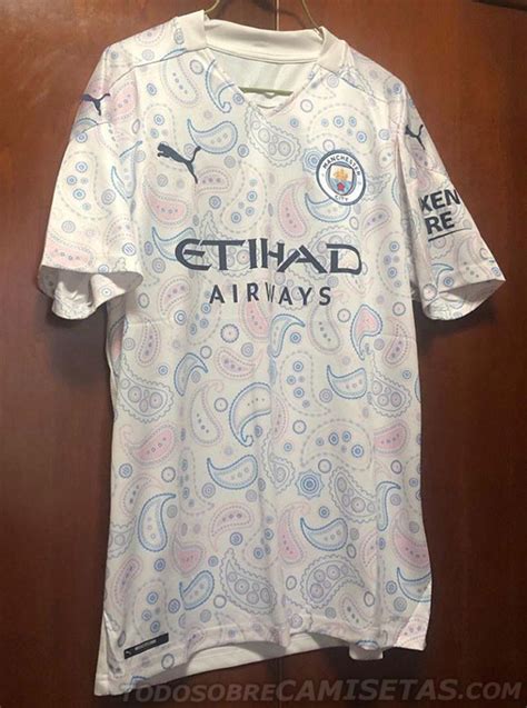 The 2020/21 third kit features a striped design that has been reinterpreted by adidas, using elements from different jerseys from throughout the club's history to create a new pattern. Manchester City 2020-21 Third Kit LEAKED | camisetas de ...