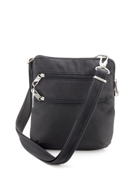 Travelon Classic Anti Theft Rfid Safe Crossbody Bag Black Rainbowbags