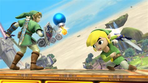 Link And Toon Link Face Off In A New Smash Bros Wii U Screenshot