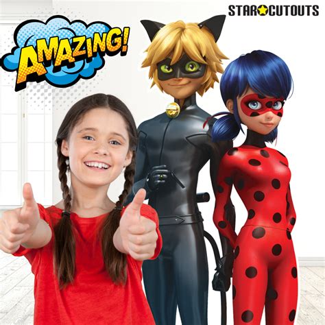 Miraculous Party Pack Cardboard Cut Out Height 135cm Mycardboardcutout