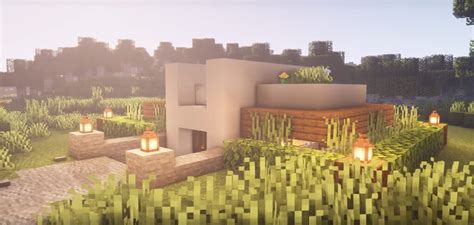 Minecraft Modern Starter House Ideas And Design