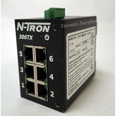 N Tron 306tx 6 Port 10100basetx Industrial Ethernet Switch