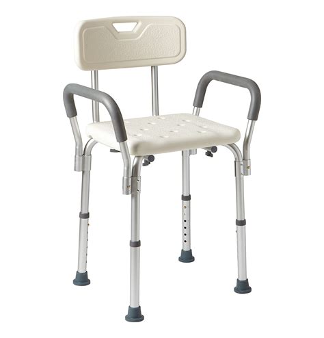 Buy Medline Shower Chair Bath Seat With Padded Armrests And Back Great