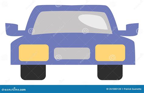 Fancy Purple Car Icon Stock Vector Illustration Of Minimal 261080128