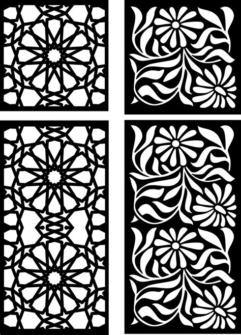 Decorative Screen Patterns For Laser Cutting 27 Free Dxf File Free