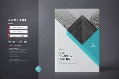 Company Profile | Creative InDesign Templates ~ Creative Market