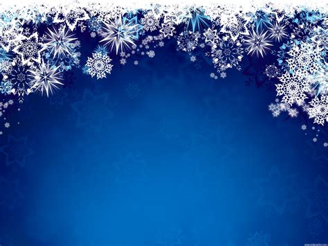 Blue Snowflakes Background Psdgraphics Snowflake Background Winter