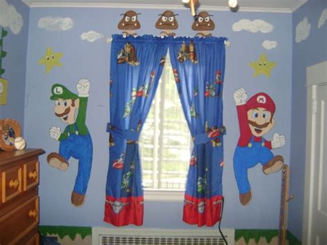 Gamer room inspired by nintendo's classic super mario bros. Super Mario Bedroom | Mario room, Super mario room, Mario ...