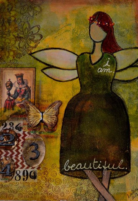 Angel Of Beauty Mixed Media By Lindy Powell Fine Art America