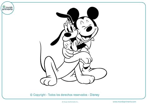 Dibujos de Mickey Mouse para Colorear Imprimir