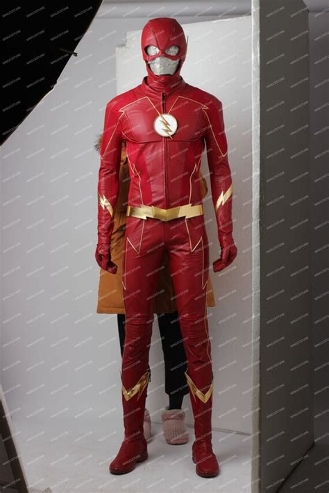 Le Flash Cosplay Costume Saison 4 Barry Allen Superhero Etsy