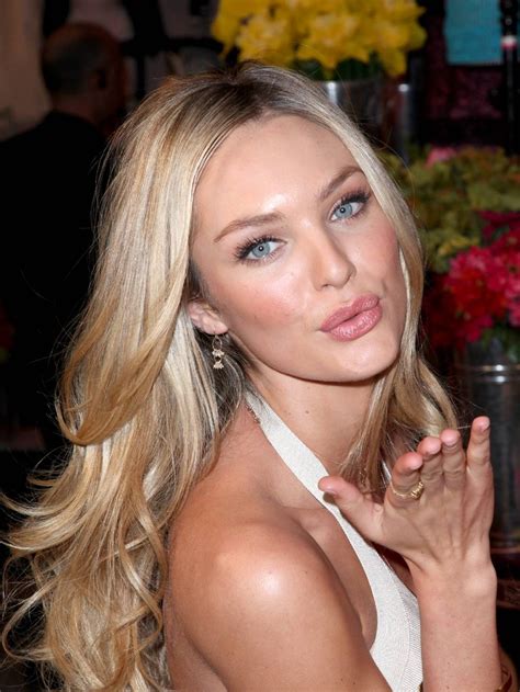 Candice Swanepoel Blowing A Kiss Pretty Girl Pics