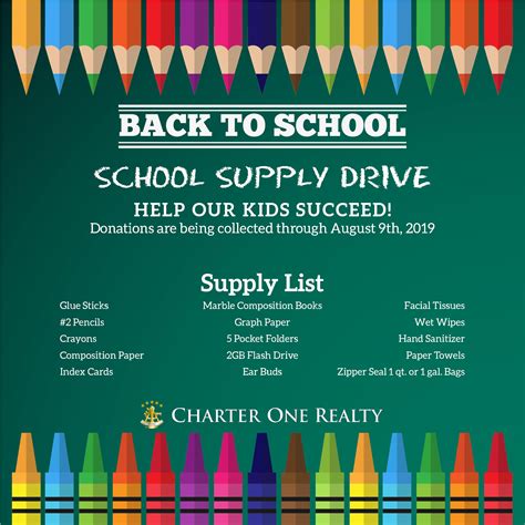 Back To School In The Lowcountry School Supply Drive