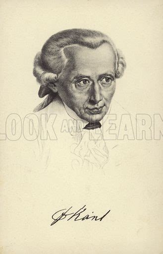 Immanuel Kant German Philosopher And Writer Stock Image Look And Learn