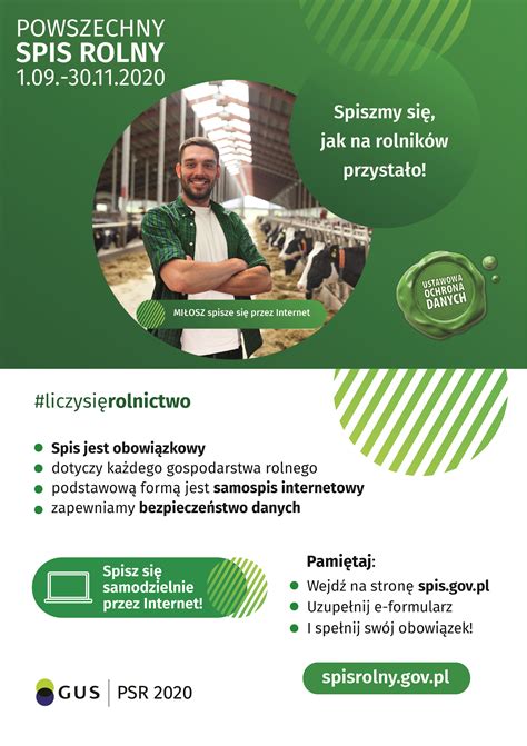 Spis jest obowiązkowy dla wszystkich. POWSZECHNY SPIS ROLNY - Szkoła Podstawowa im. gen. Józefa ...