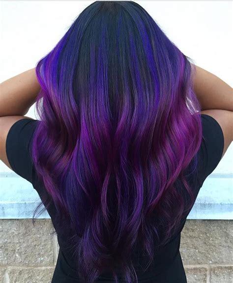 50 Stylish Dark Purple Hair Color Ideas — Destined To