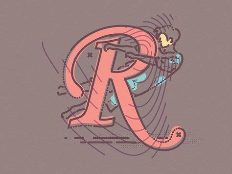 R Ideas Lettering Typography Letter R