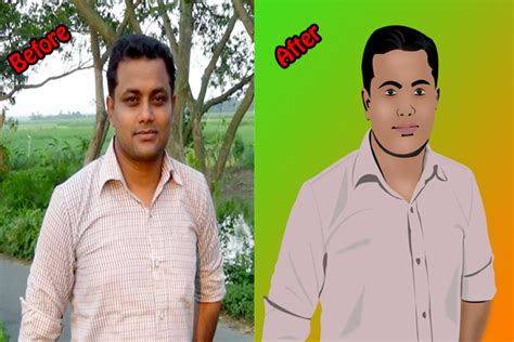 I Will Draw A Fantastic Cartoon Portrait From Your Picture For 10