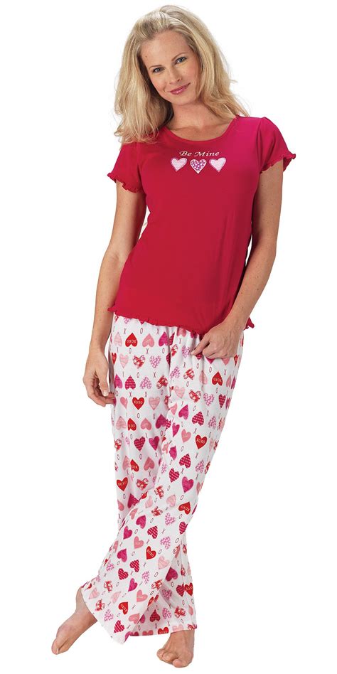 Be Mine Pjs Valentines Day Pajamas From Pajamagram 4999 Valentinesday Hearts Pajamas