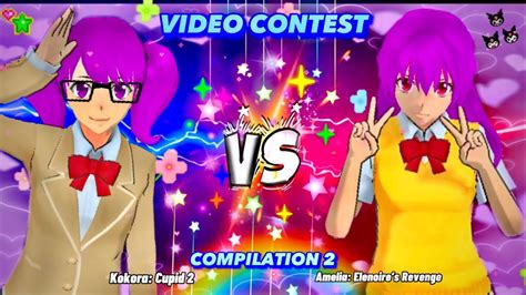 ‼️video contest‼️🩷 amelia elenoire s revenge kokora cupid 2 comp 2 highschoolsimulator2018