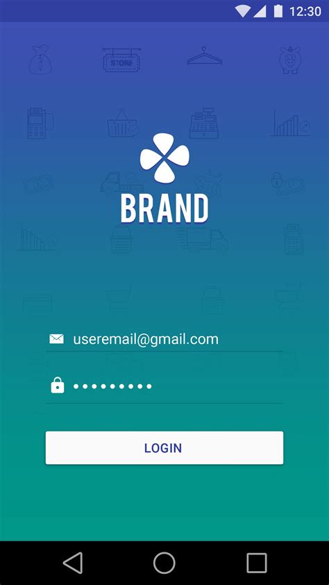 Android Login Ui Design Screen Example Tutorial With Source Code Images