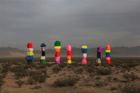 Colorful Rocks In Vegas Desert
