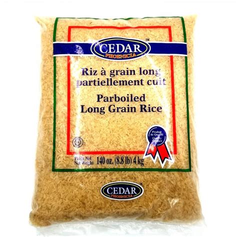 Parboiled Long Grain Rice Cedar Aubut 3808
