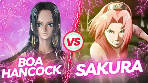 Boa Hancock Vs Sakura Battle Jump Force Gameplay Anime X Gamerz One Piece X Naruto Youtube