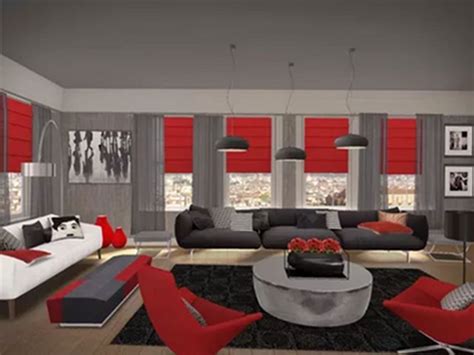 adorable black  red home interior  cozy  stunning home
