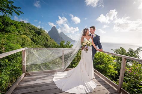 the pitons set the scene small weddings in st lucia are on the rise cosmos st lucia in anse