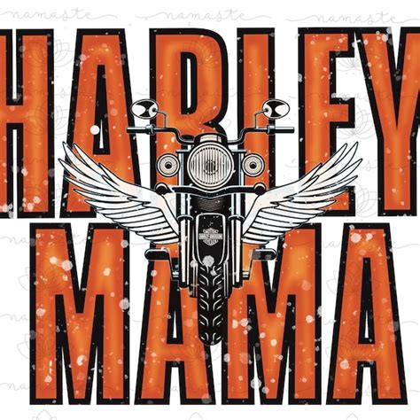 Harley Davidson Mom Etsy