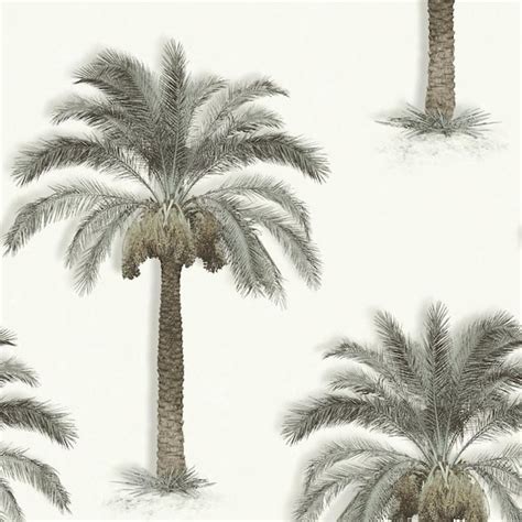 Sk Filson Beige Palm Trees Wallpaper Sk10020 The Home Depot
