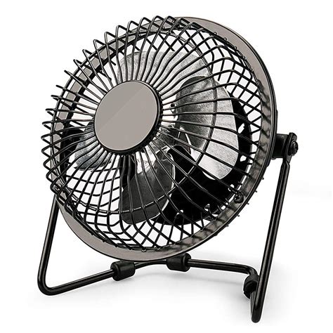 Buy Usb Fan Metal Desk Usb Fan 4 Inch Mini Silent Fan Portable Cooling Fan Perfect For Laptop