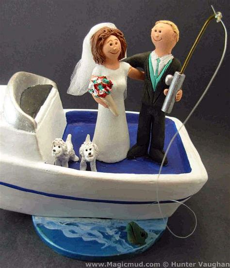 Ideas On Fishing Wedding Cake Topper For Fishing Lovers Marina